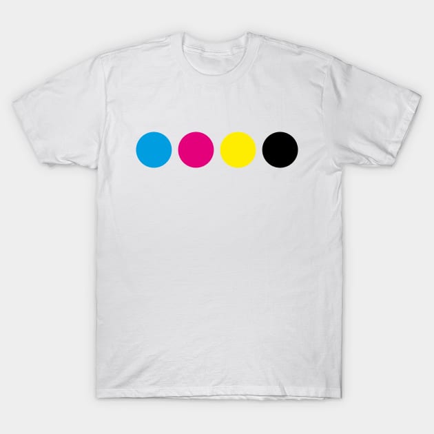 CMYK Colorful Designer T-Shirt by casbuijsman